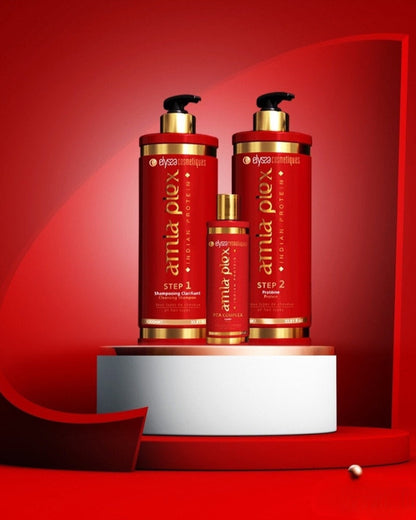 Kit Lissage Indien Amla Plex 2x1L + PCA 200 ml Elyssa Cosmétiques