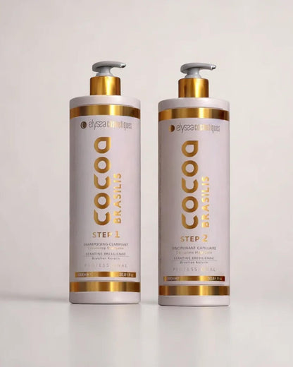 Kit Lissage Brésilien Kératine & Shampoing Clarifiant Cocoa Brasilis - 2x1L Elyssa Cosmétiques