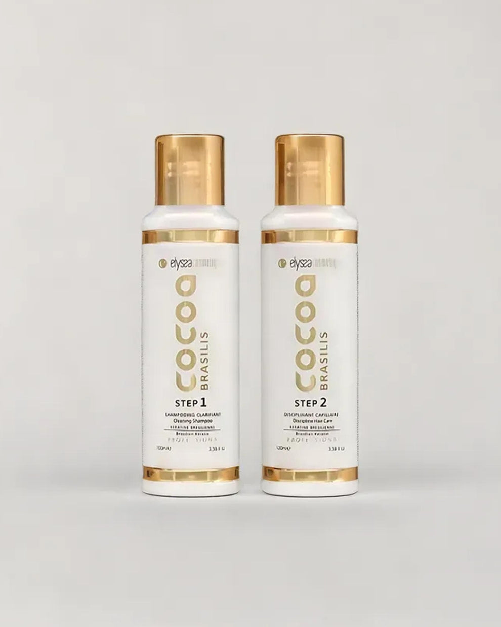 Mini Kit Lissage Brésilien Kératine & Shampoing Clarifiant Cocoa Brasilis - 2x100 ml Elyssa Cosmétiques